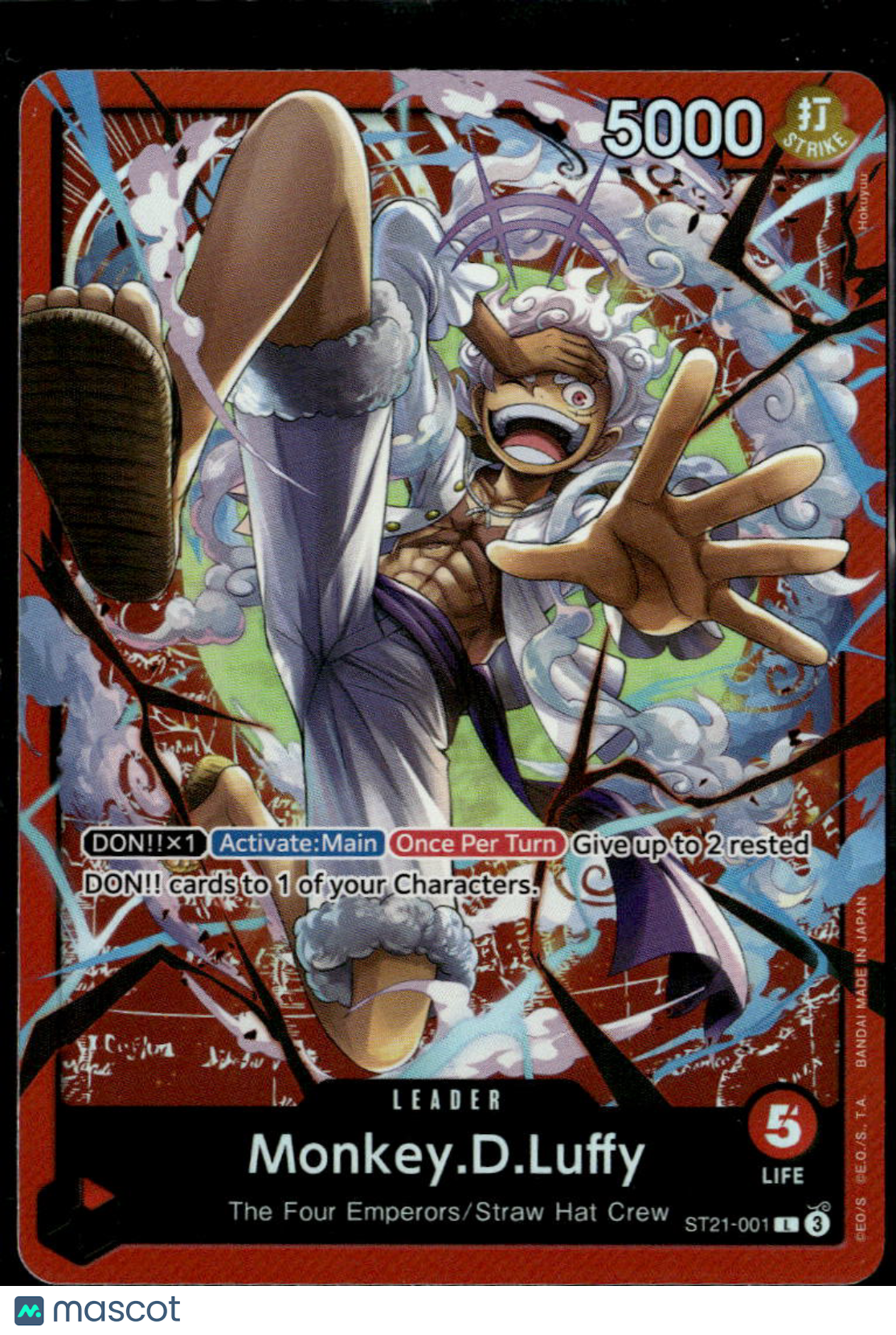 Monkey.D.Luffy 2024 One Piece Card Game Starter Deck Red Monkey.D.Luffy ST-21