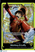 Monkey D Luffy 2024 One Piece Yellow Holo Straw Hat Crew Egghead Four Emperors