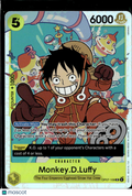 Monkey D Luffy 2024 One Piece Card 500 Years in the Future Holo Alternate Art