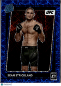 Sean Strickland 2022 Optic Rated Rookie RC UFC Blue Velocity