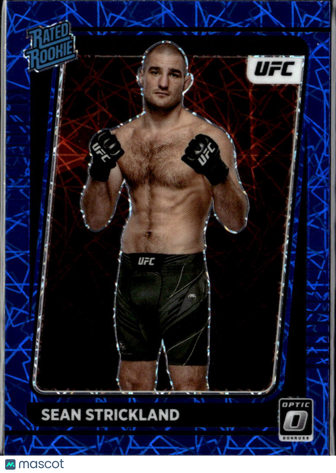 Sean Strickland 2022 Optic Rated Rookie RC UFC Blue Velocity