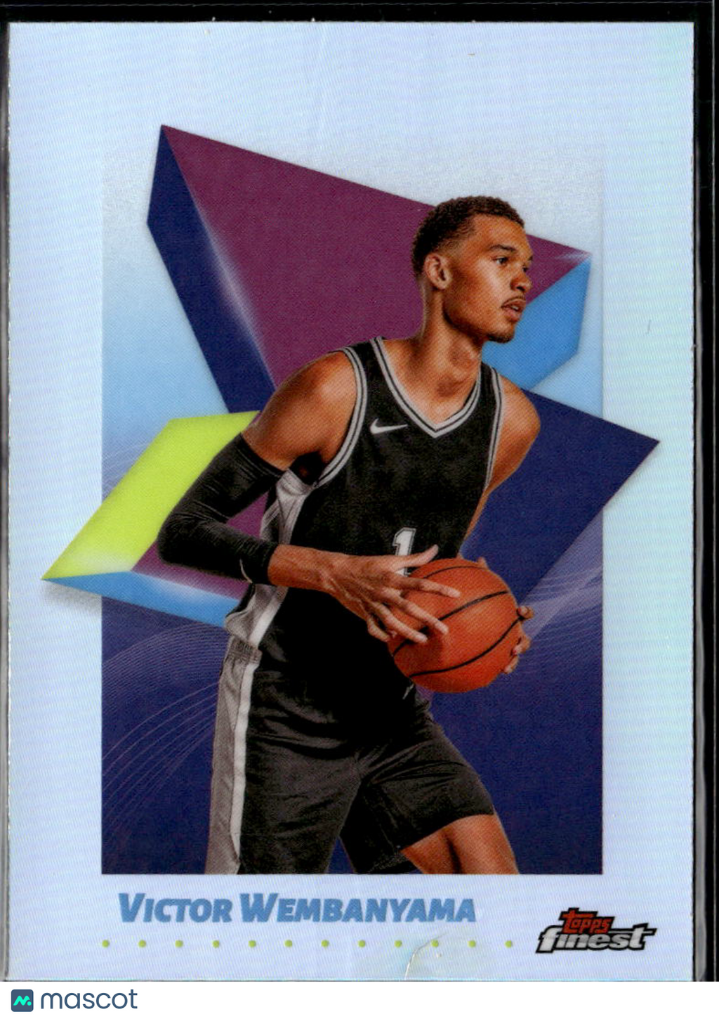 Victor Wembanyama 2025 Topps Finest Refractor San Antonio Spurs