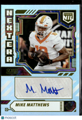 Mike Matthews 2025 Score NIL Next Era Auto Autograph RC Tennessee Volunteers