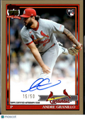 Andre Granillo 2026 Topps '91 Auto Autograph GOLD 15/50 St. Louis Cardinals