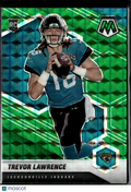 Trevor Lawrence 2021 Mosaic RC Green Prizm Rookie Jacksonville Jaguars