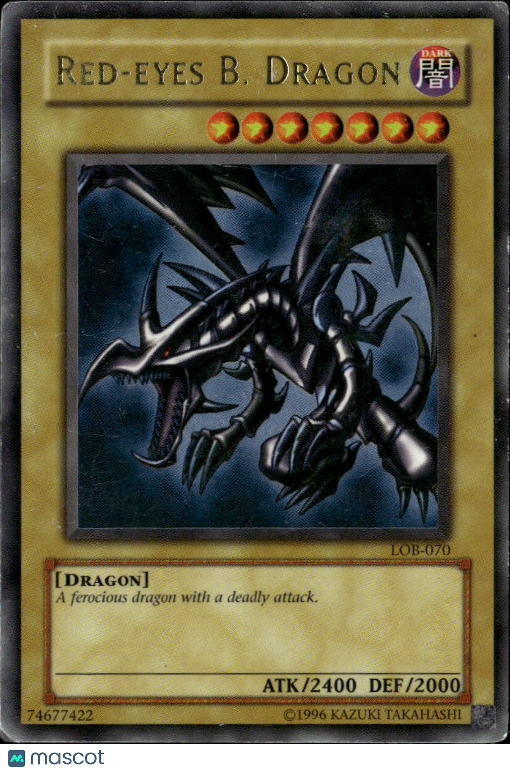 Red-Eyes B. Dragon 2002 Legend of Blue Eyes White Dragon Ultra Rare