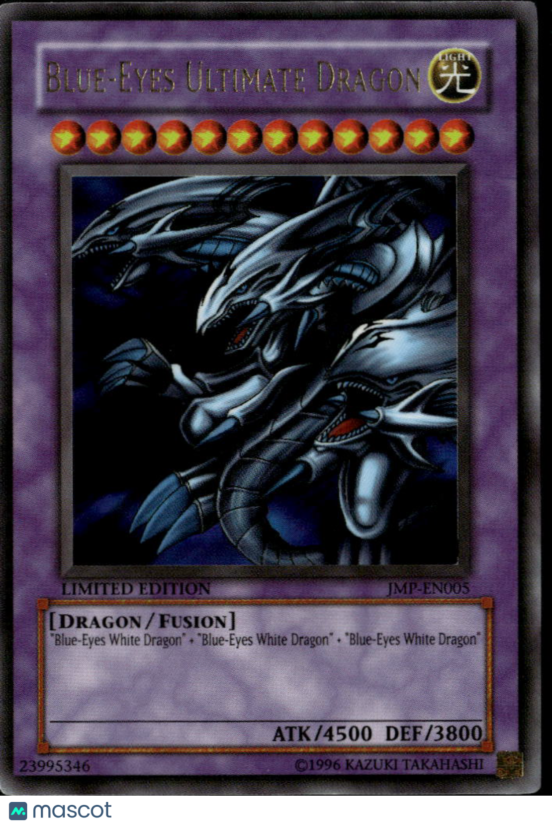 Blue-Eyes Ultimate Dragon Shonen Jump Magazine Promos Ultra Rare Limited Edition