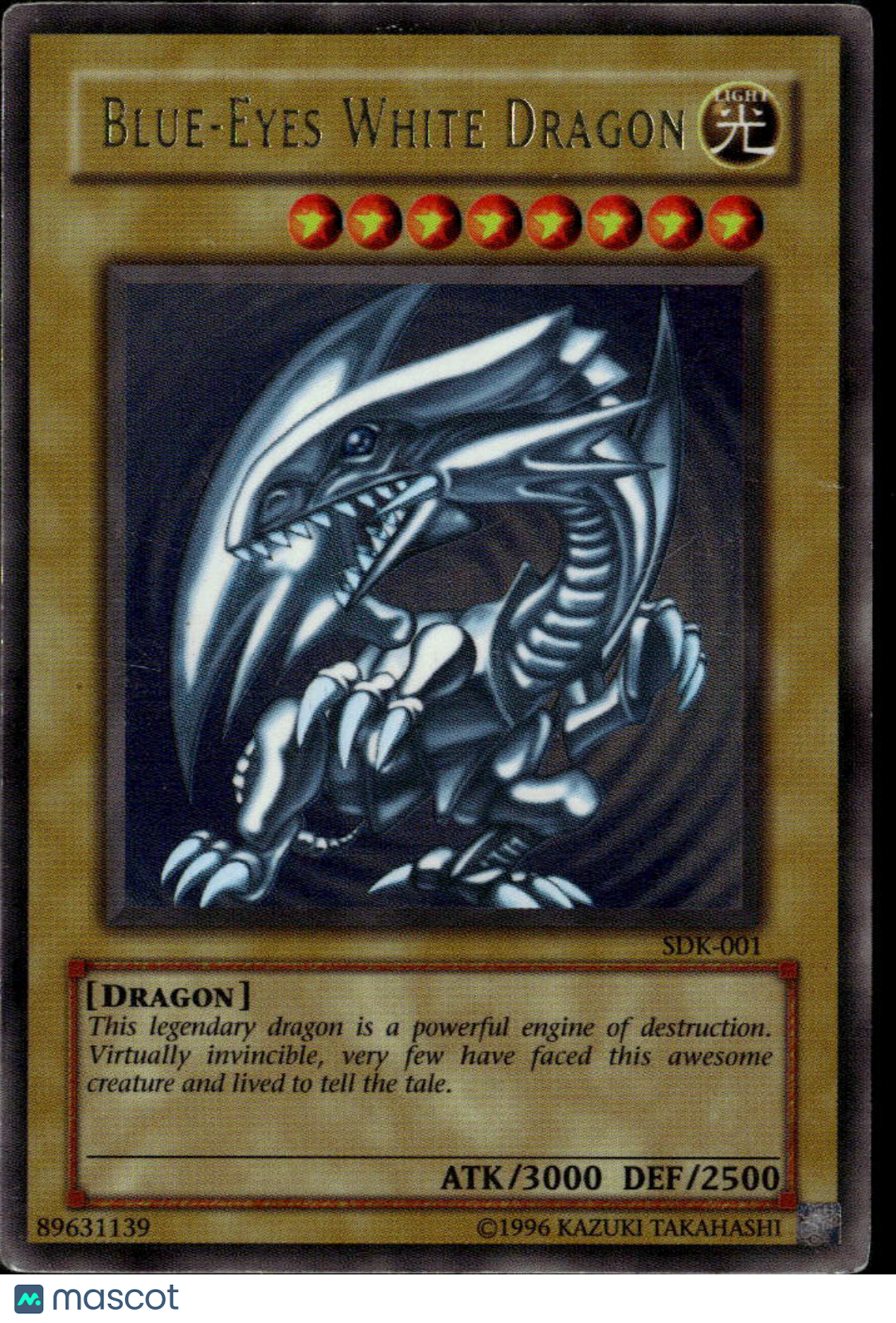 Blue-Eyes White Dragon 2002 Yu-Gi-Oh! Starter Deck Kaiba SDK-001 Unlimited