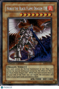 Horus the Black Flame Dragon LV8 2005 Yu-Gi-Oh! Elemental Energy Super Rare
