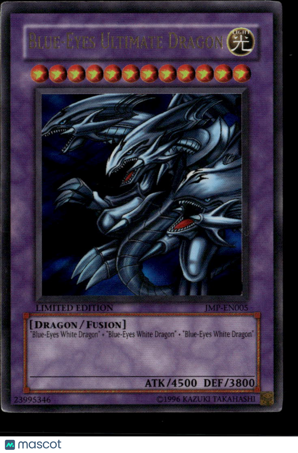 Blue-Eyes Ultimate Dragon Shonen Jump Magazine Promos Fusion Limited Edition