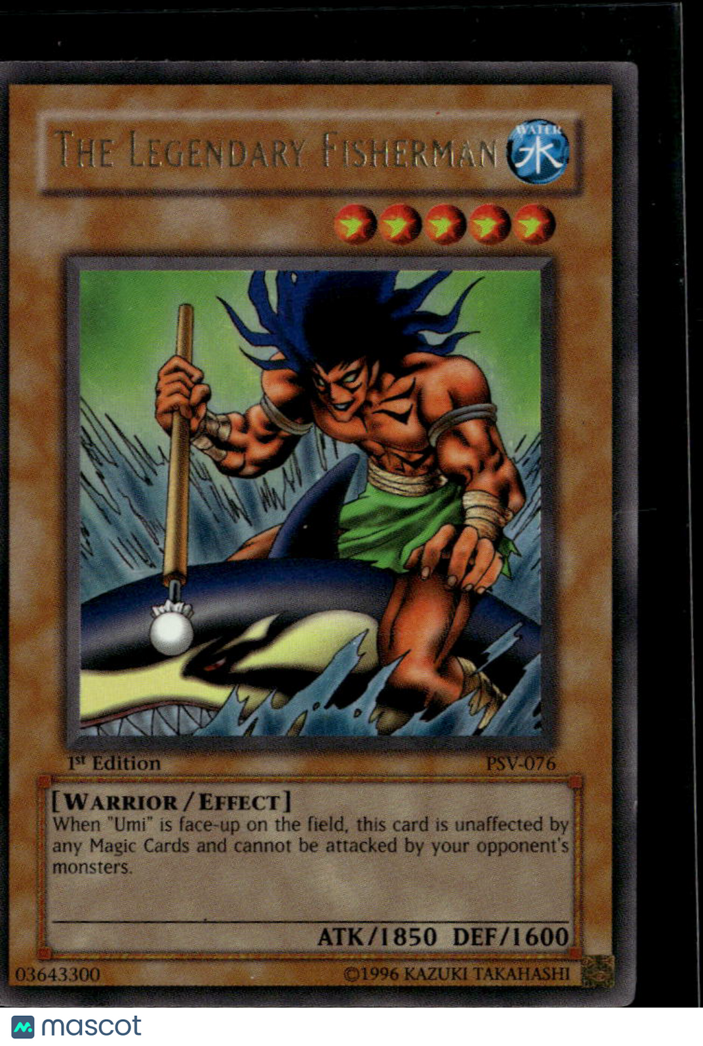 The Legendary Fisherman Pharaoh's Servant Super Rare 1st Edition