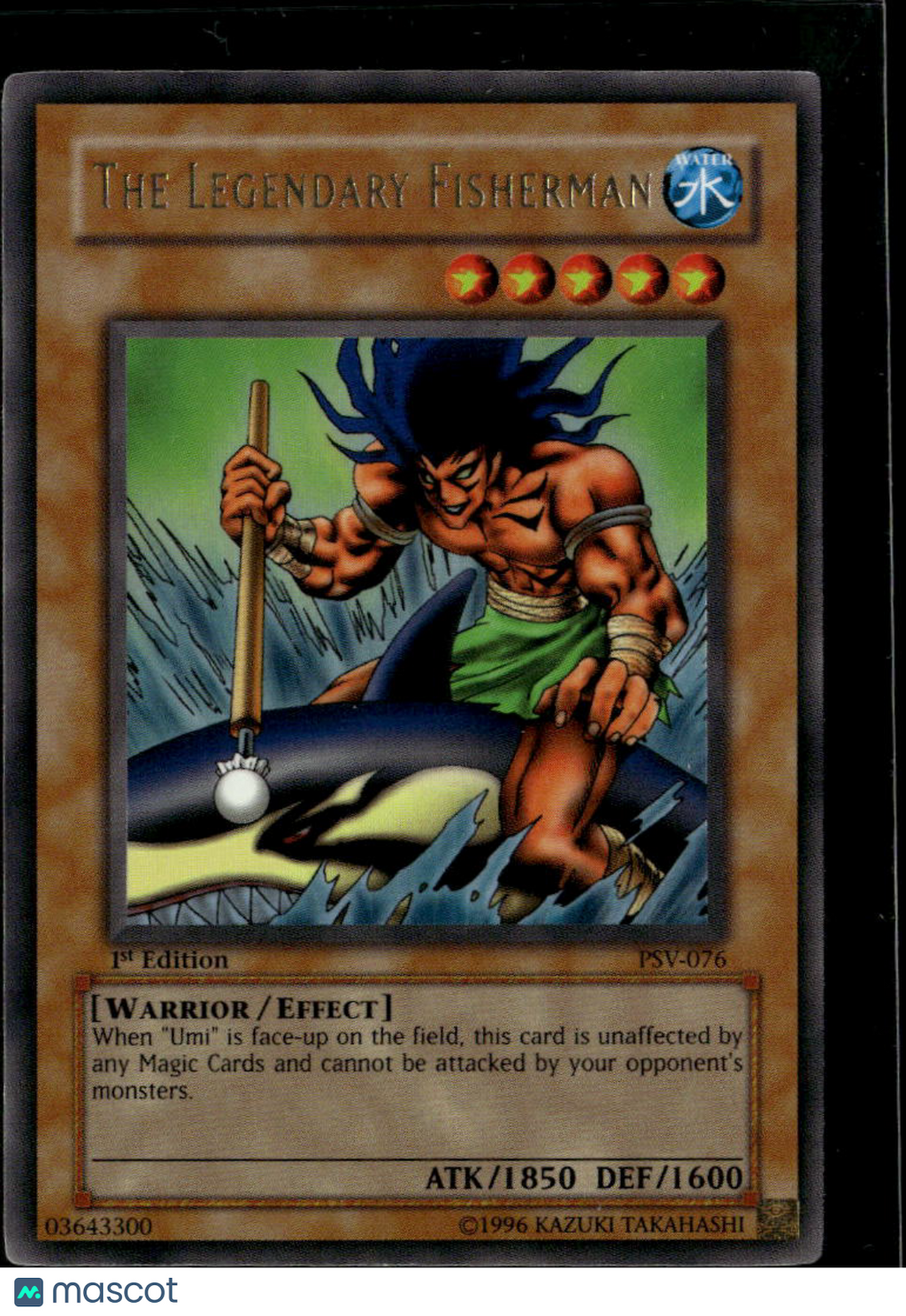 The Legendary Fisherman 2002 Yu-Gi-Oh! Pharaoh's Servant Super Rare 1st Edition