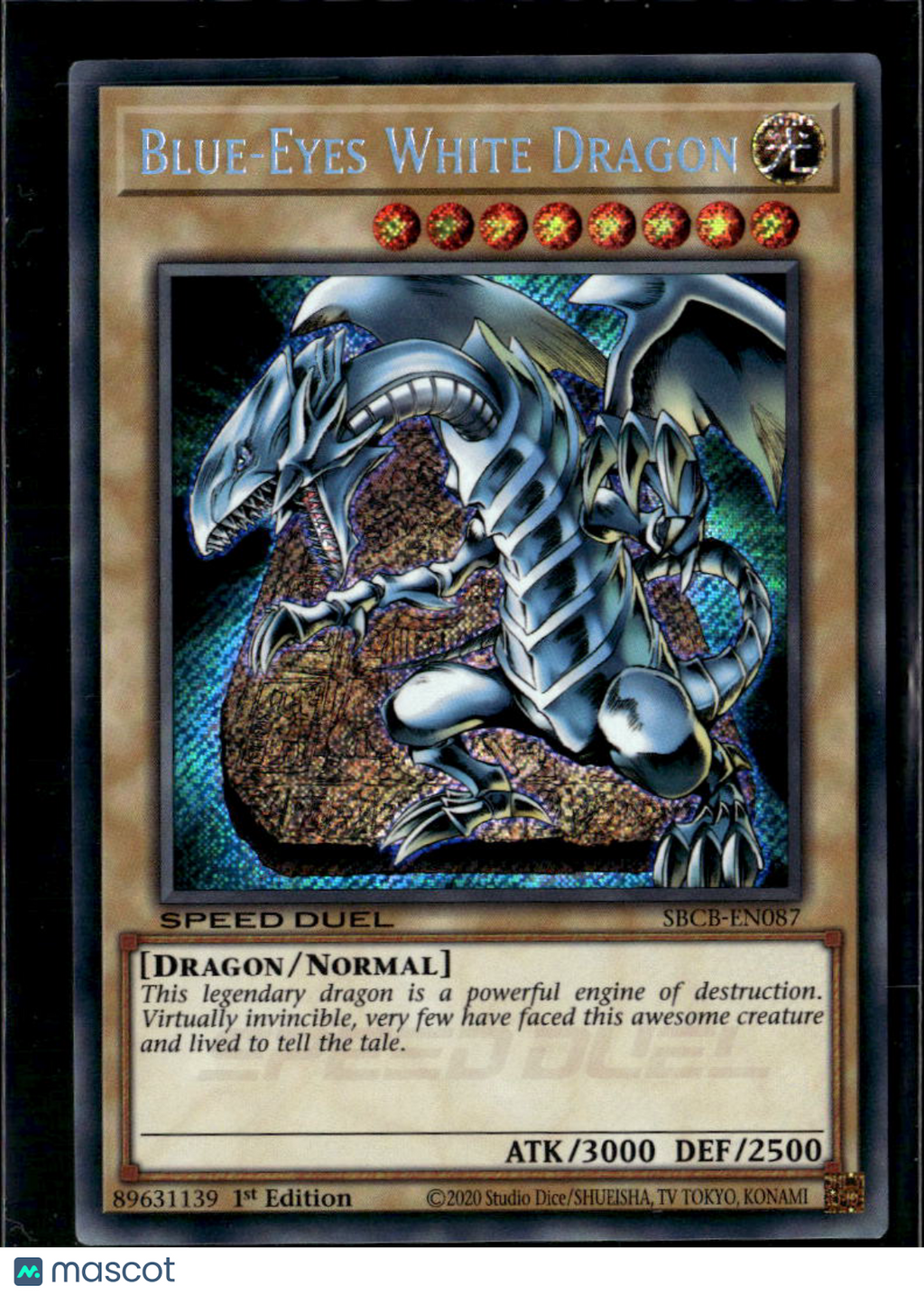 Blue-Eyes White Dragon 2020 Yu-Gi-Oh! Speed Duel Battle City Box 1st Edition