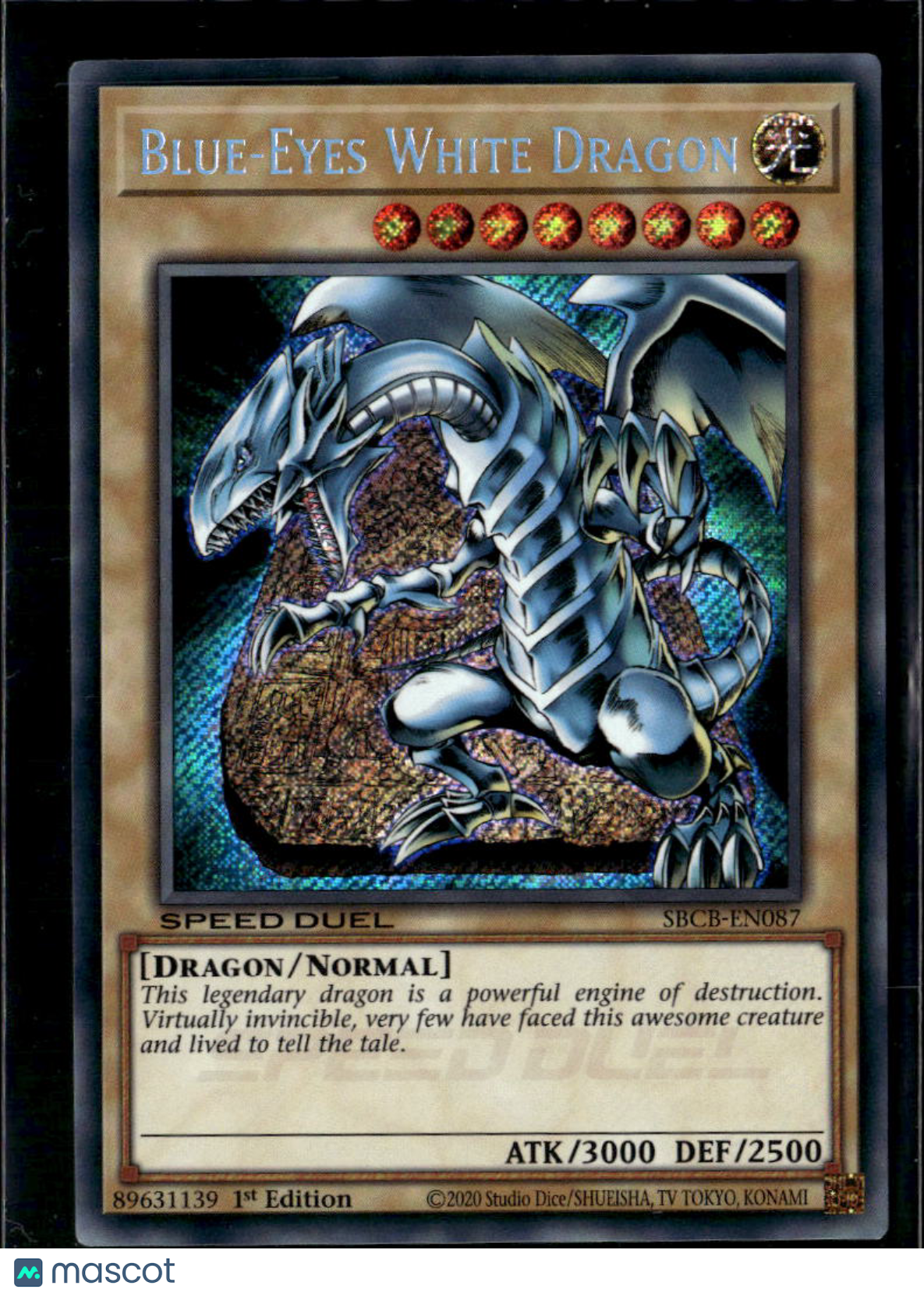 Blue-Eyes White Dragon 2020 Yu-Gi-Oh! Speed Duel Battle City Box 1st Edition