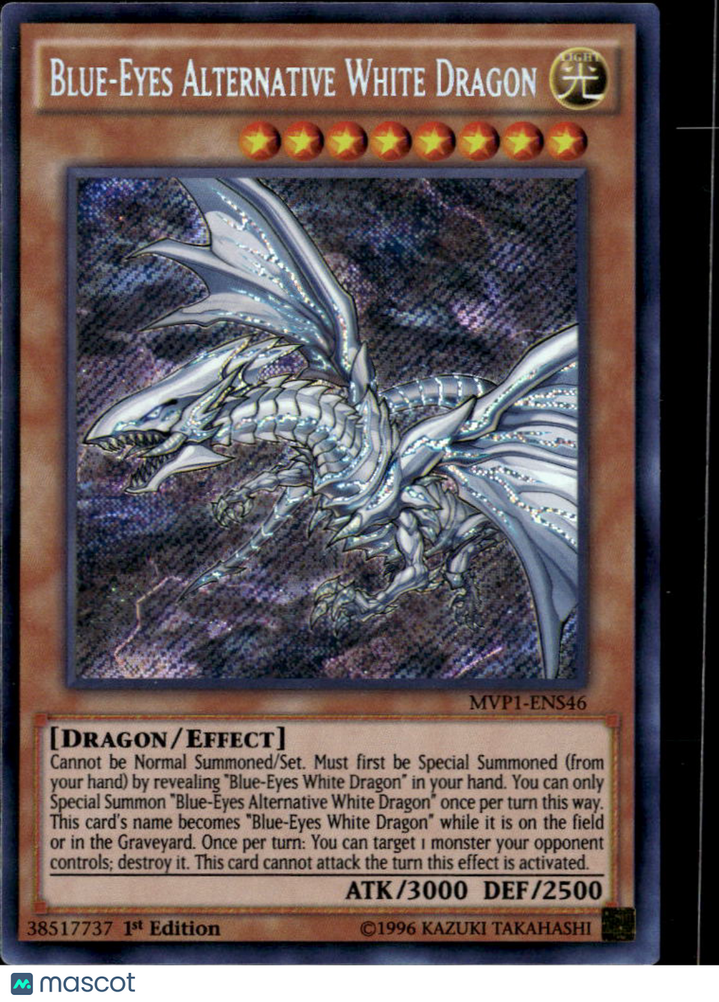 Blue-Eyes Alternative White Dragon 2016 Yu-Gi-Oh Movie Ultra Rare 1st Edition