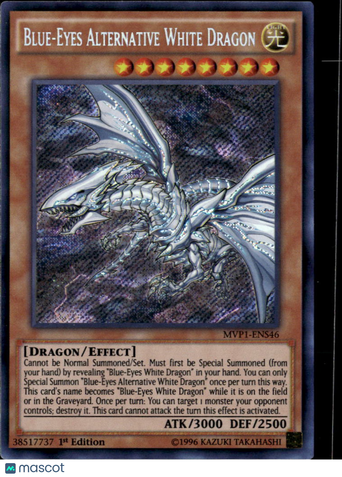 Blue-Eyes Alternative White Dragon 2016 Yu-Gi-Oh Movie Ultra Rare 1st Edition