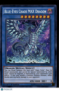 Blue-Eyes Chaos MAX Dragon 2016 Yu-Gi-Oh Movie Pack Ultra Rare 1st Edition