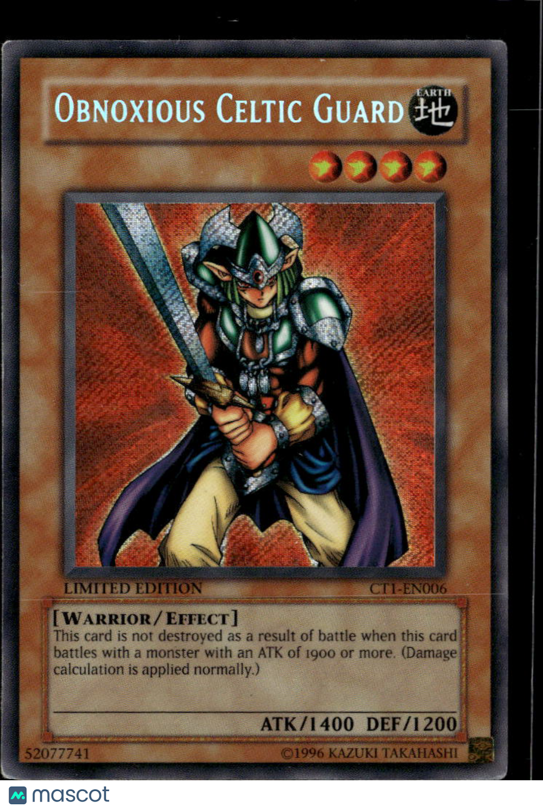 Obnoxious Celtic Guard 2004 Collector's Tins Secret Rare Limited Edition