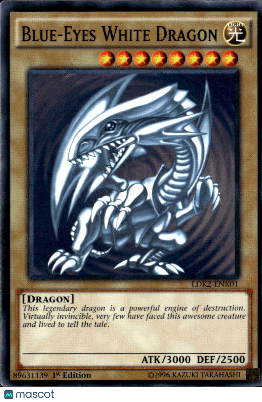 Blue-Eyes White Dragon 2016 Konami Legendary Decks II 1st Edition