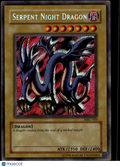 Serpent Night Dragon 2002 Yu-Gi-Oh! Magic Ruler Holo Secret Rare