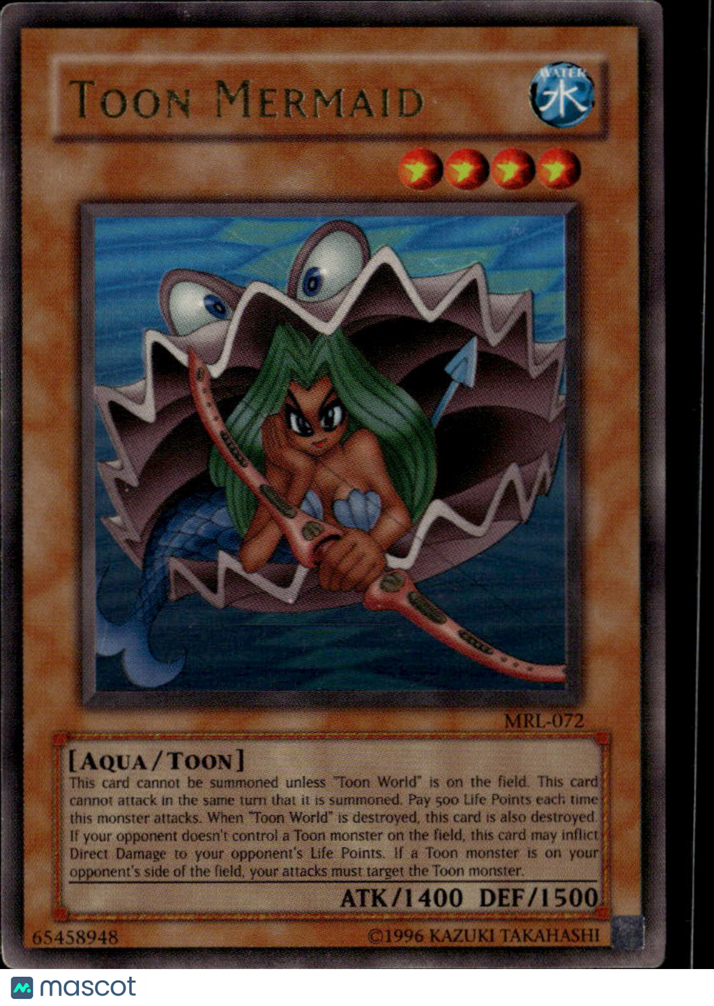 Toon Mermaid 2002 Yu-Gi-Oh! Magic Ruler Super Rare 1st Edition