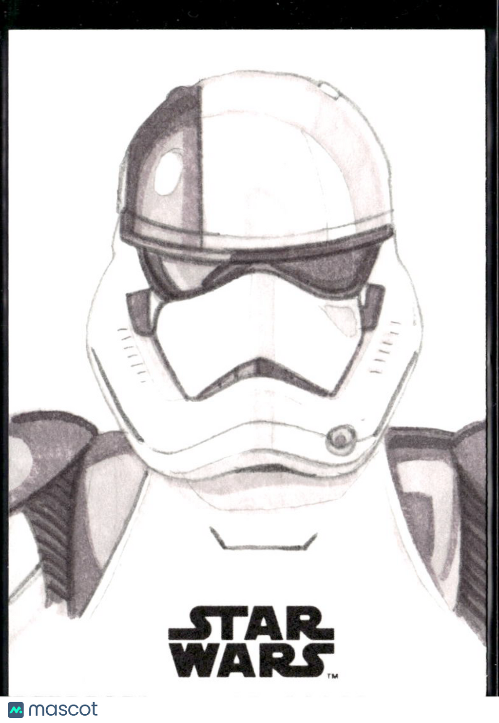 Clonetrooper Topps Star Wars Sketch Card 1/1 Auto Autograph Robert Hendrickson