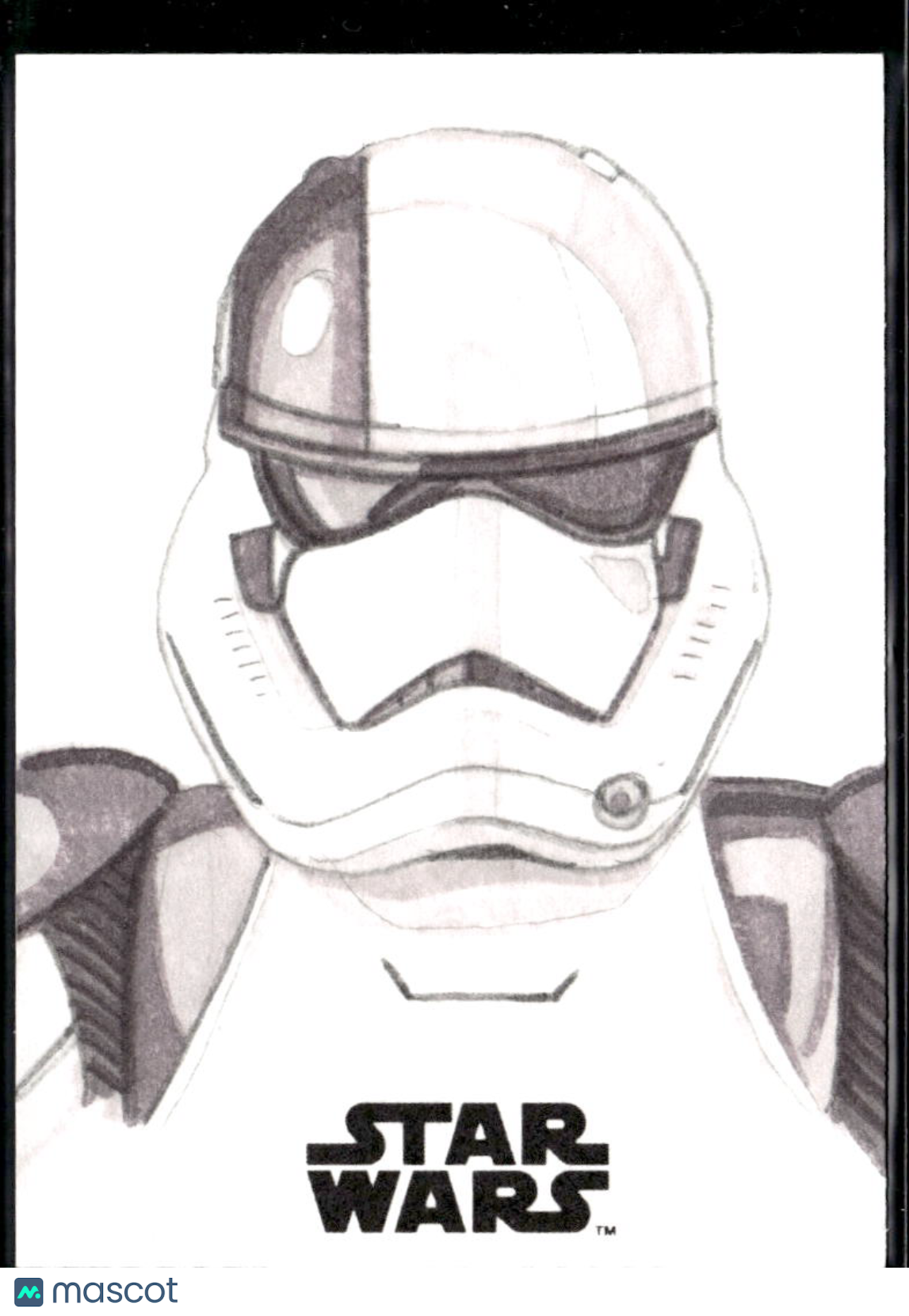 Clonetrooper Topps Star Wars Sketch Card 1/1 Auto Autograph Robert Hendrickson