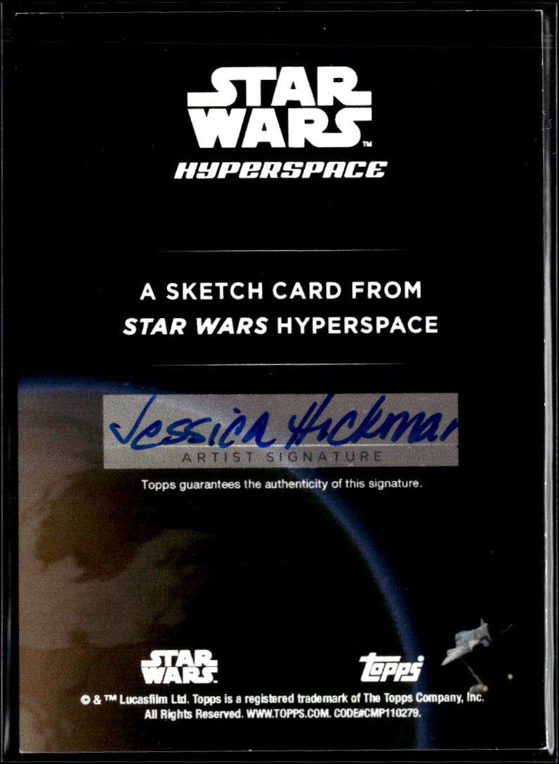 Jawa 2023 Topps Star Wars Hyperspace 1/1 Auto Autograph Sketch Card