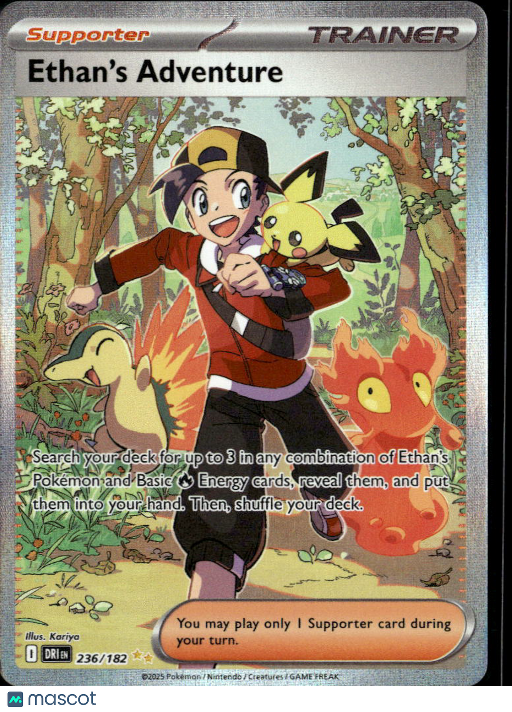 Ethan's Adventure 2025 Journey Together Etched Secret Rare SAR #236/182