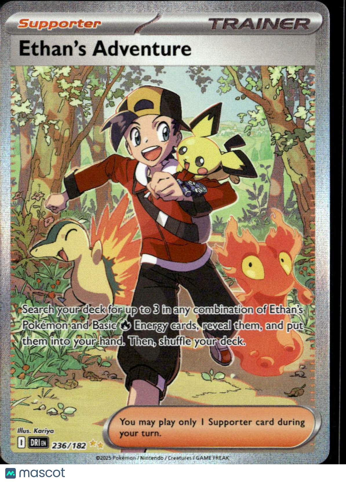 Ethan's Adventure 2025 Journey Together Etched Secret Rare SAR #236/182