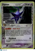 Espeon 2007 EX Delta Species Holo Rare #4/113