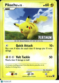 LP Pikachu 2013 Platinum #70/100