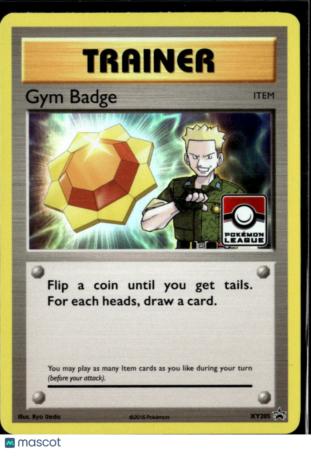 Gym Badge 2016 Evolutions Holo Black Star Promo #XY205