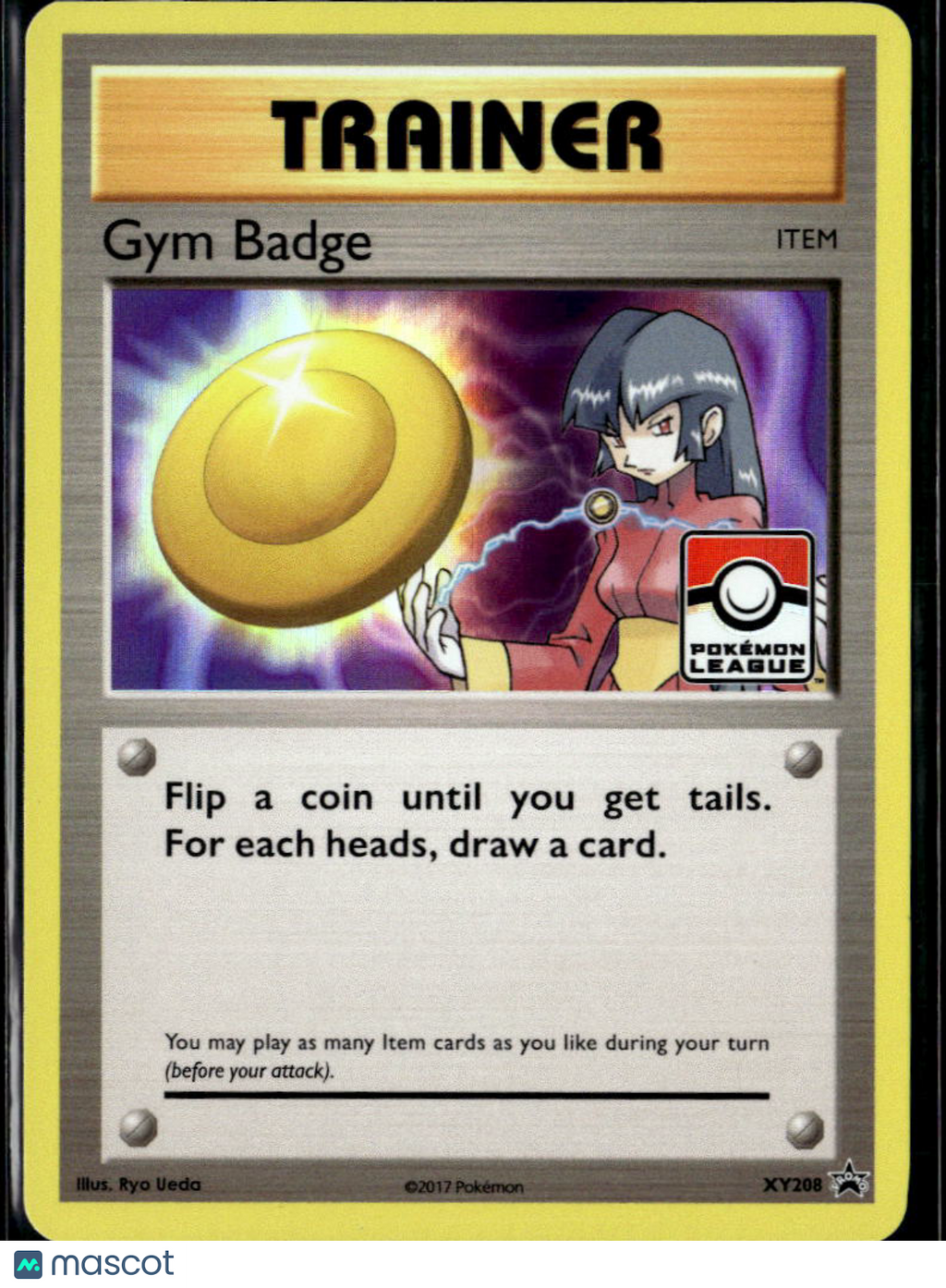 Gym Badge 2016 Evolutions Holo Black Star Promo #XY208