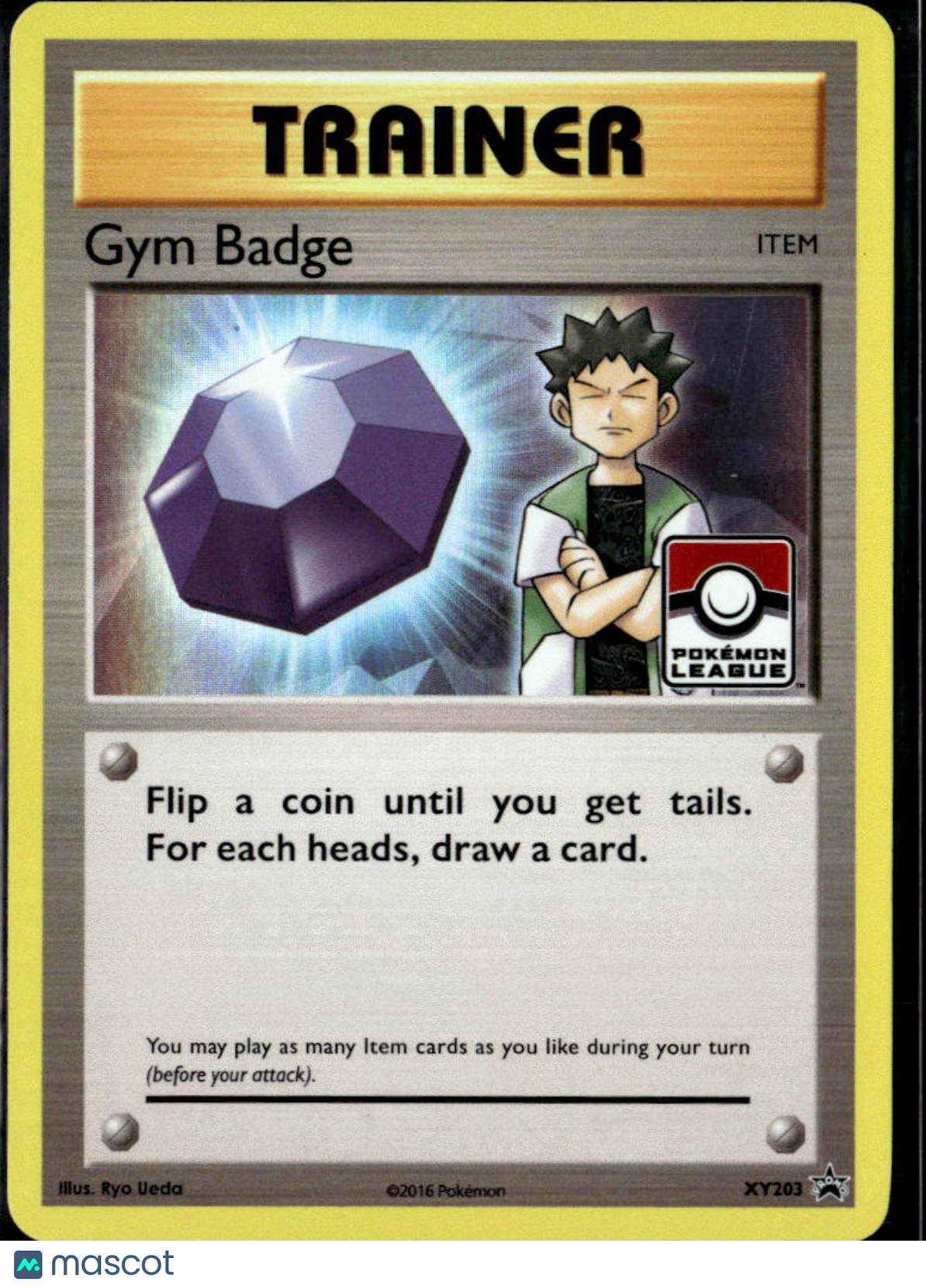 Gym Badge 2016 Evolutions Black Star Promo #XY203