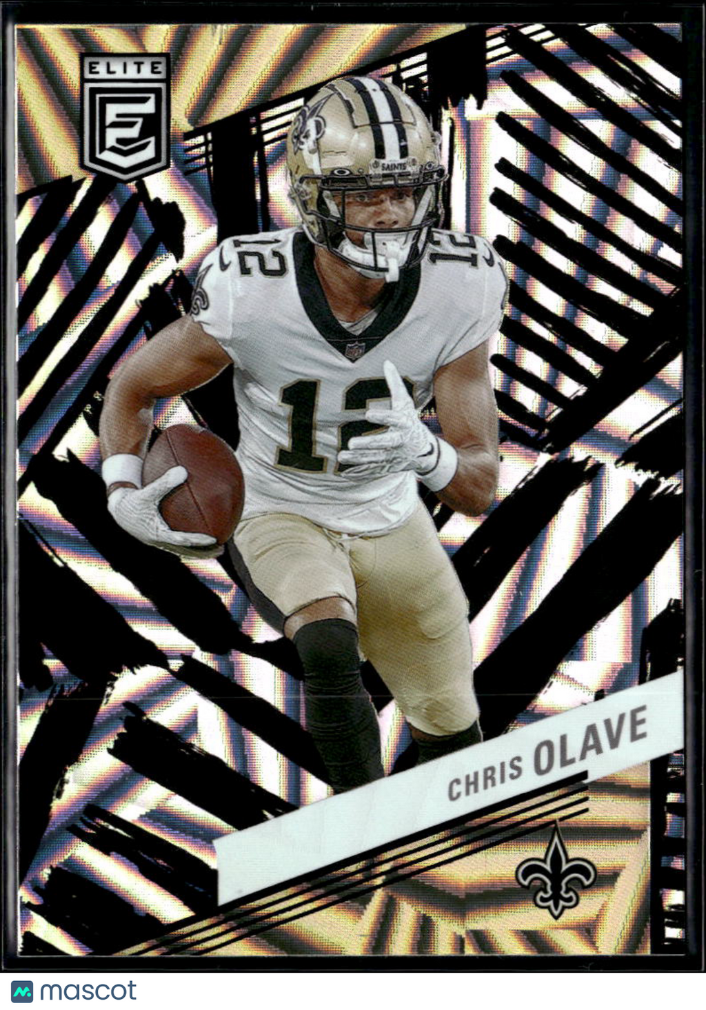 Chris Olave 2023 Elite Razzle Dazzle SSP SHORTPRINT New Orleans Saints
