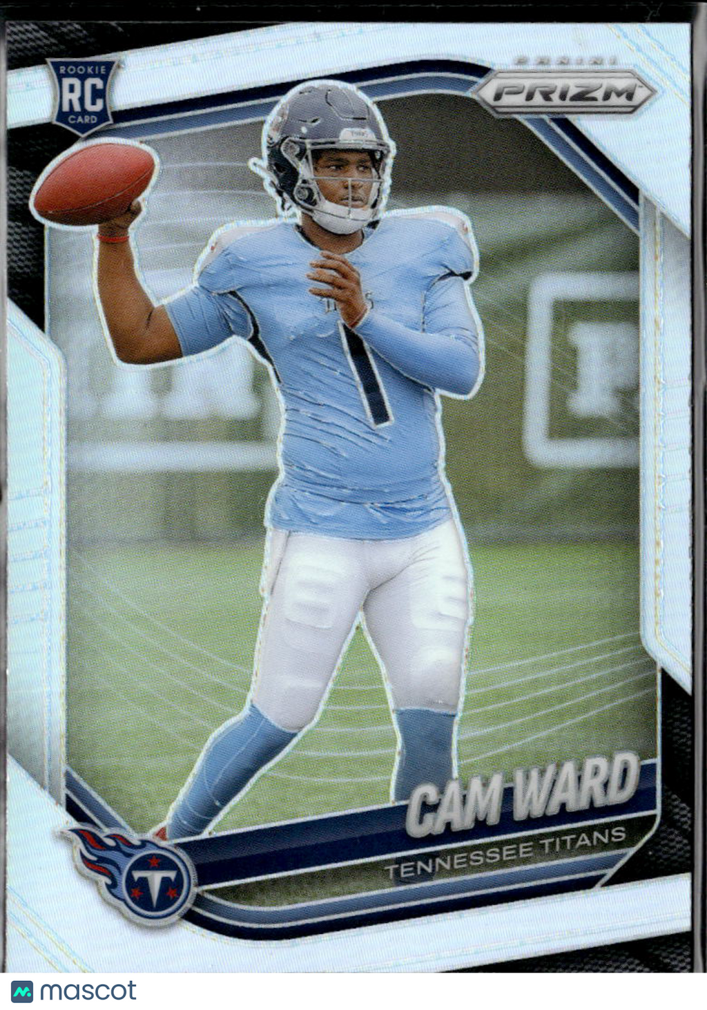 Cam Ward 2025 Prizm Silver Prizm Rookie RC MINOR SCRATCH Tennessee Titans #352