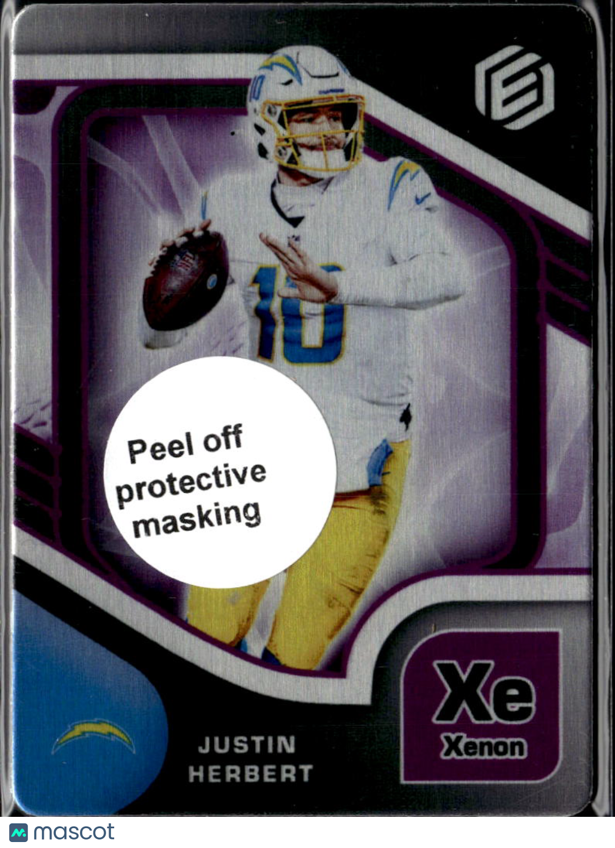 Justin Herbert 2021 Panini Elements Football Xenon Los Angeles Chargers