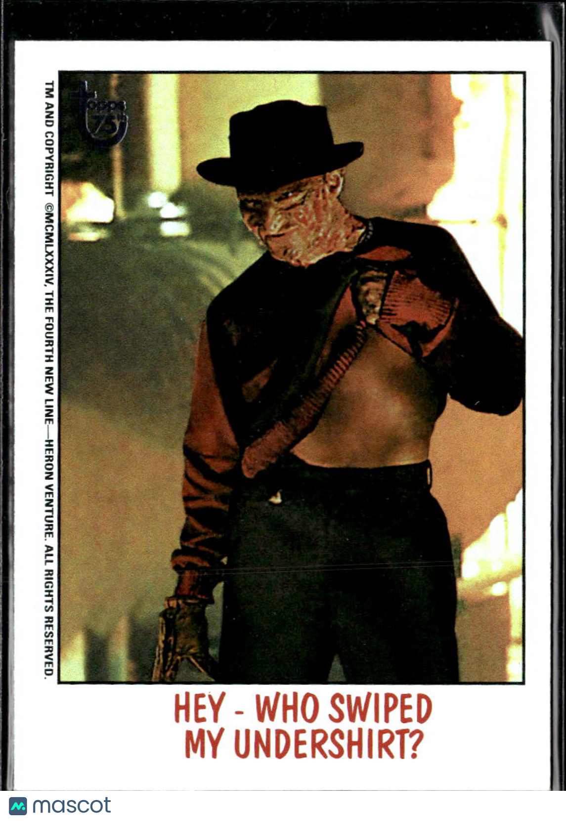 2013 Topps Fright Flicks Robert Englund Hey - Who Swiped My Undershirt? #88