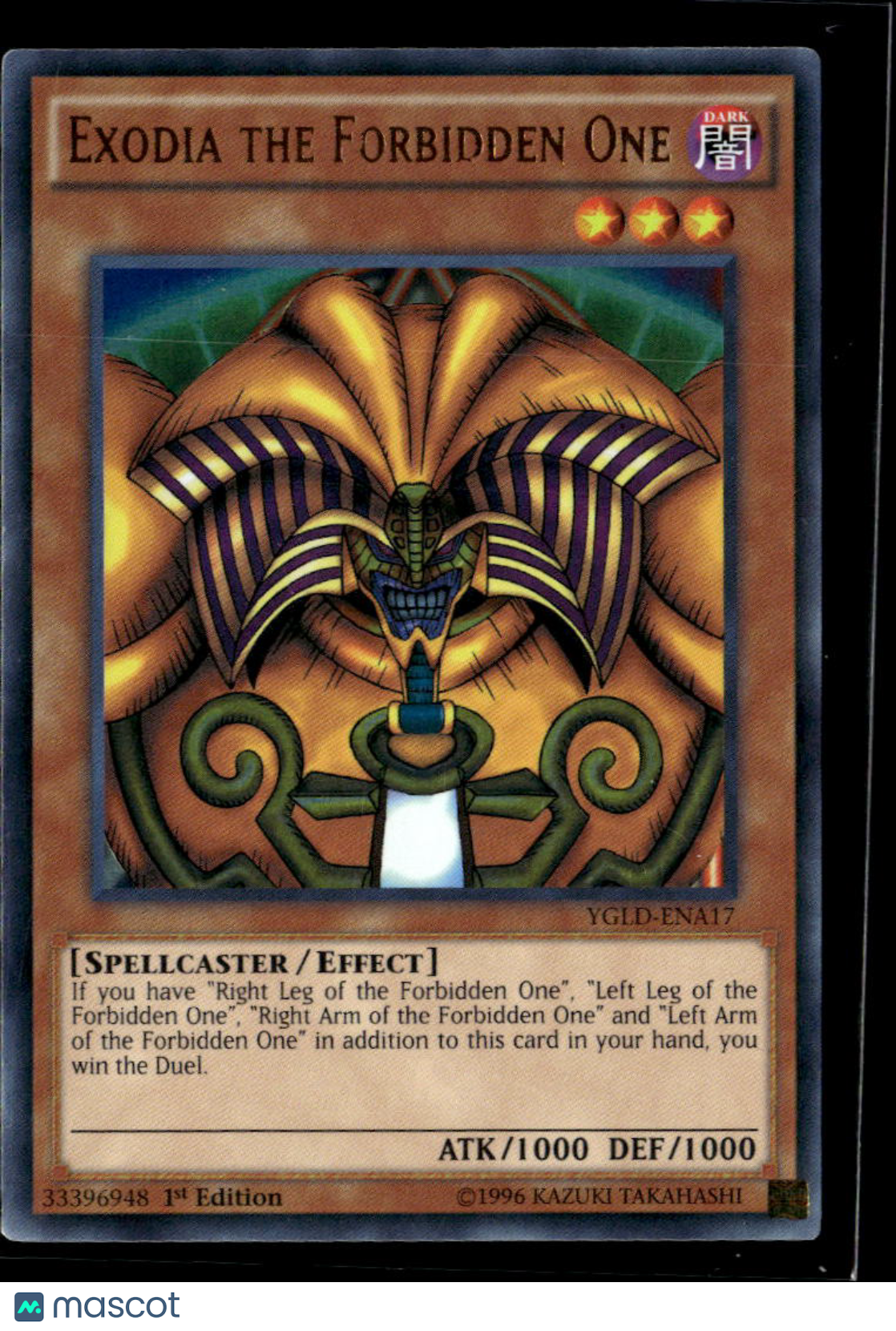 Exodia The Forbidden One 2015 Konami Yu-Gi-Oh! Legendary Decks 1st Edition
