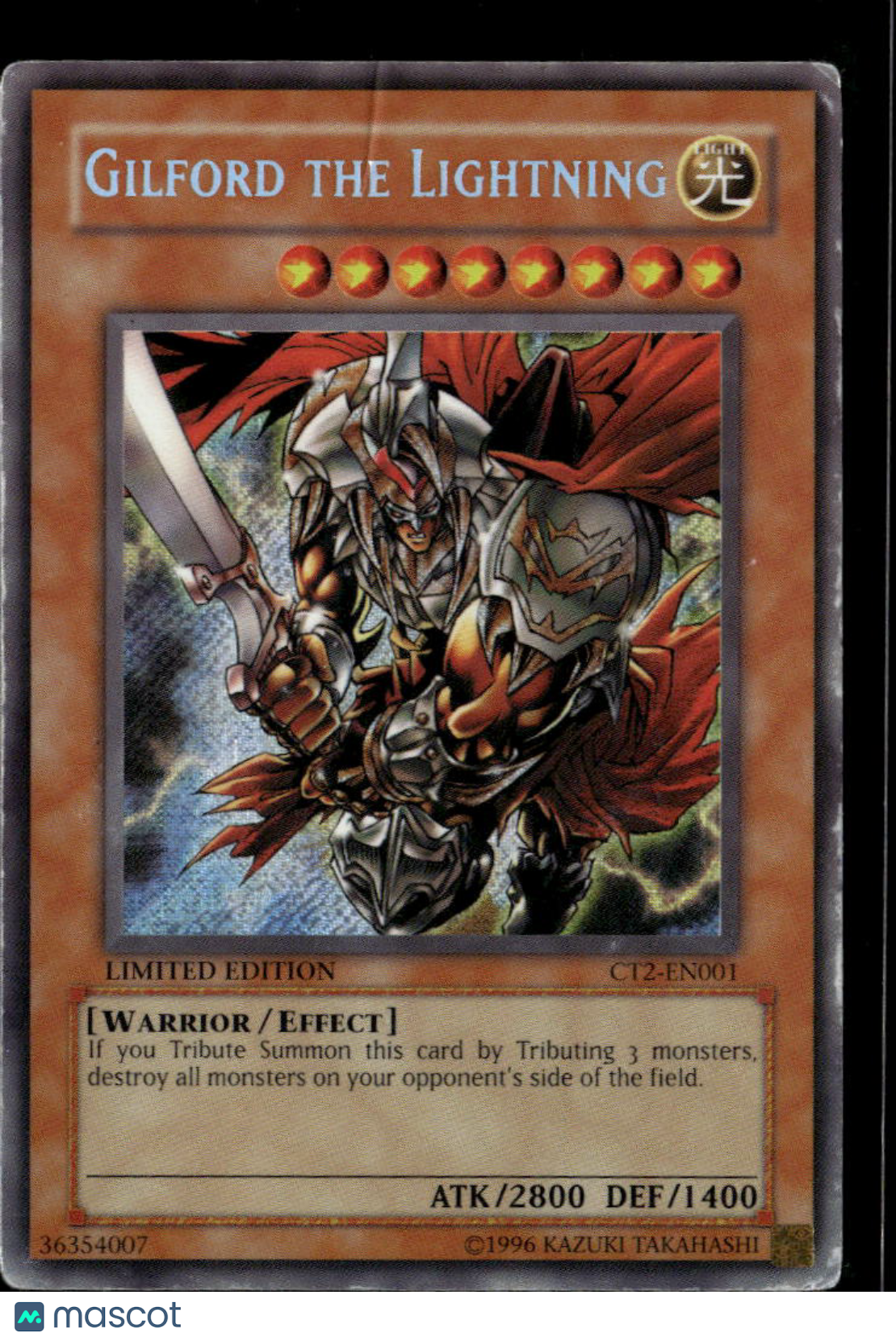 Gilford the Lightning 2005 Yu-Gi-Oh Collector's Tins Secret Rare Limited Edition