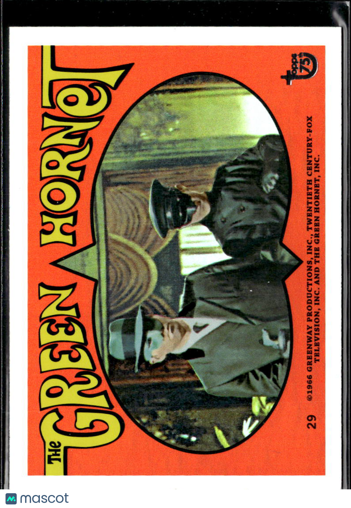 2013 Topps 75th Anniversary The Green Hornet Bruce Lee Van Williams #29