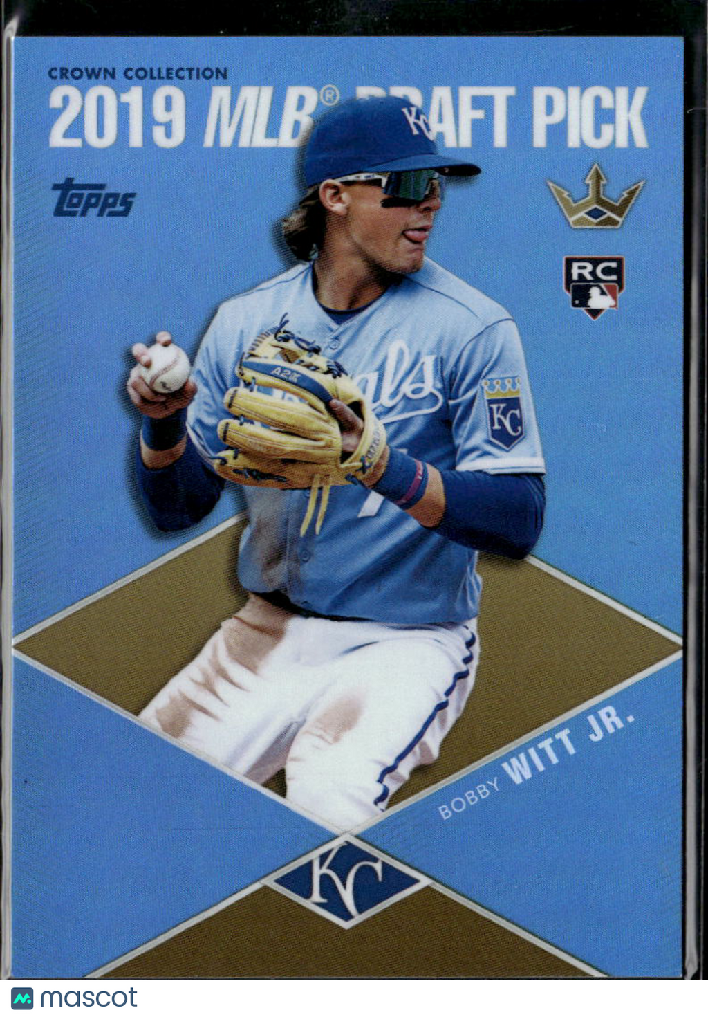 Bobby Witt Jr. 2022 Topps Crown Collection Rookie RC 143/150 Kansas City Royals