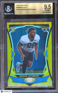 Jordan Jefferson 2024 Certified Mirror GOLD Rookie RC Jaguars 23/25 BGS 9.5