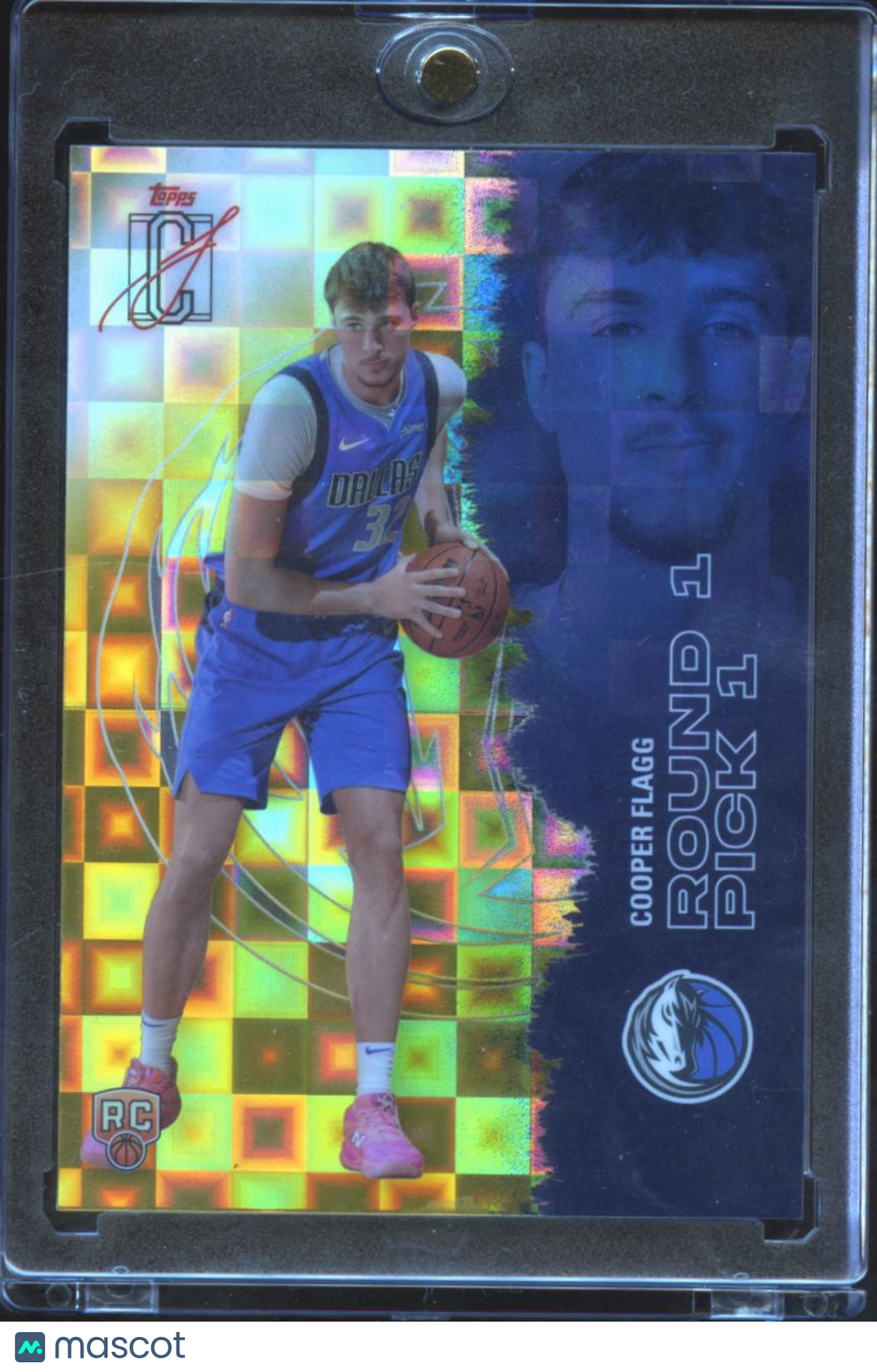 Cooper Flagg 2025-26 Topps Signature Class GOLD Yellow RC Rookie #101 Mavericks