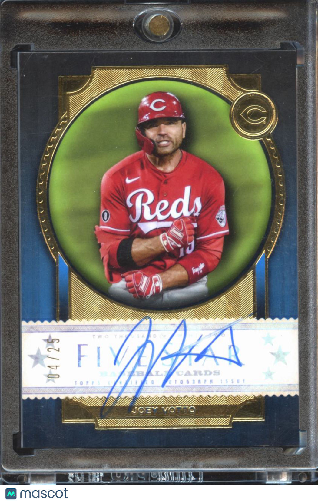 Joey Votto 2022 Topps Five Star Auto Autograph 4/25 Cincinnati Reds