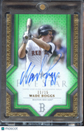 Wade Boggs 2023 Topps Five Star Auto Autograph Green 11/15 Boston Red Sox