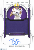 Brian Thomas Jr. 2024 National Treasures Auto Autograph Patch RC 2/99 LSU Tigers