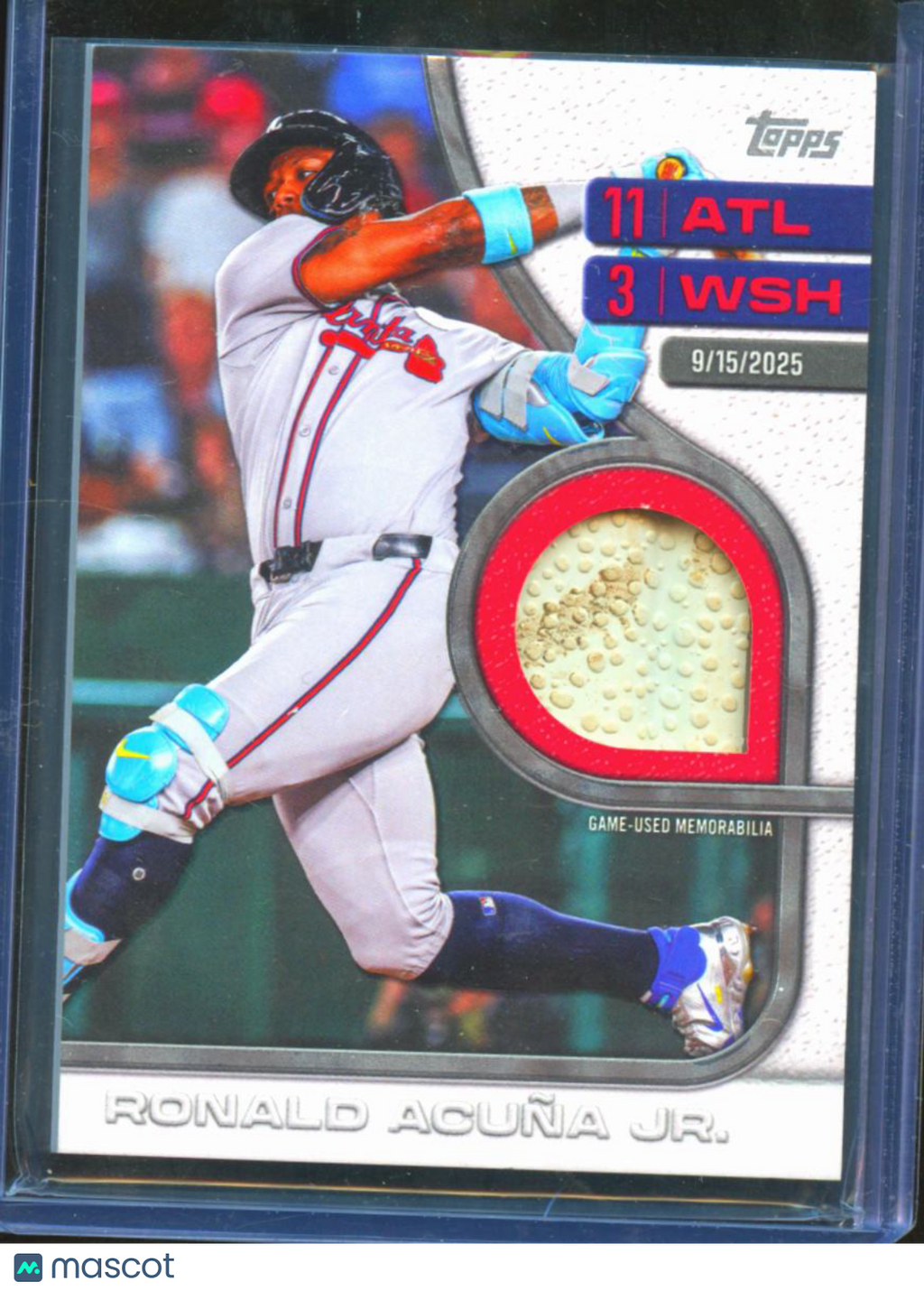 Ronald Acuna Jr. 2026 Topps Game Used Base Relic RTB Atlanta Braves