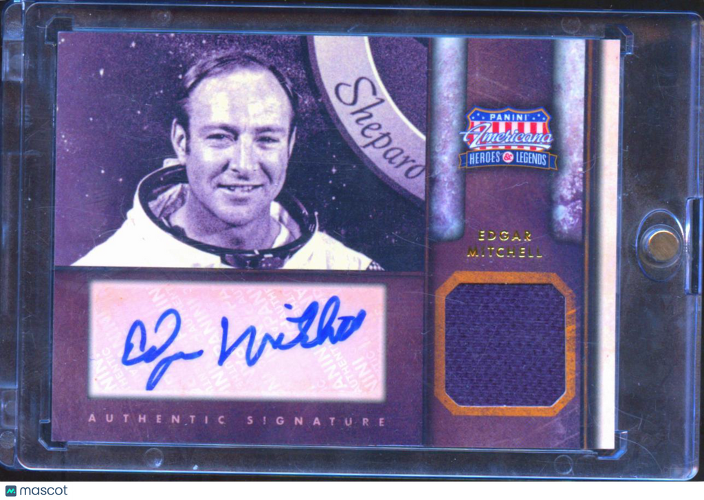 Edgar Mitchell 2012 Panini Americana Auto Autograph Patch Astronaut 11/99